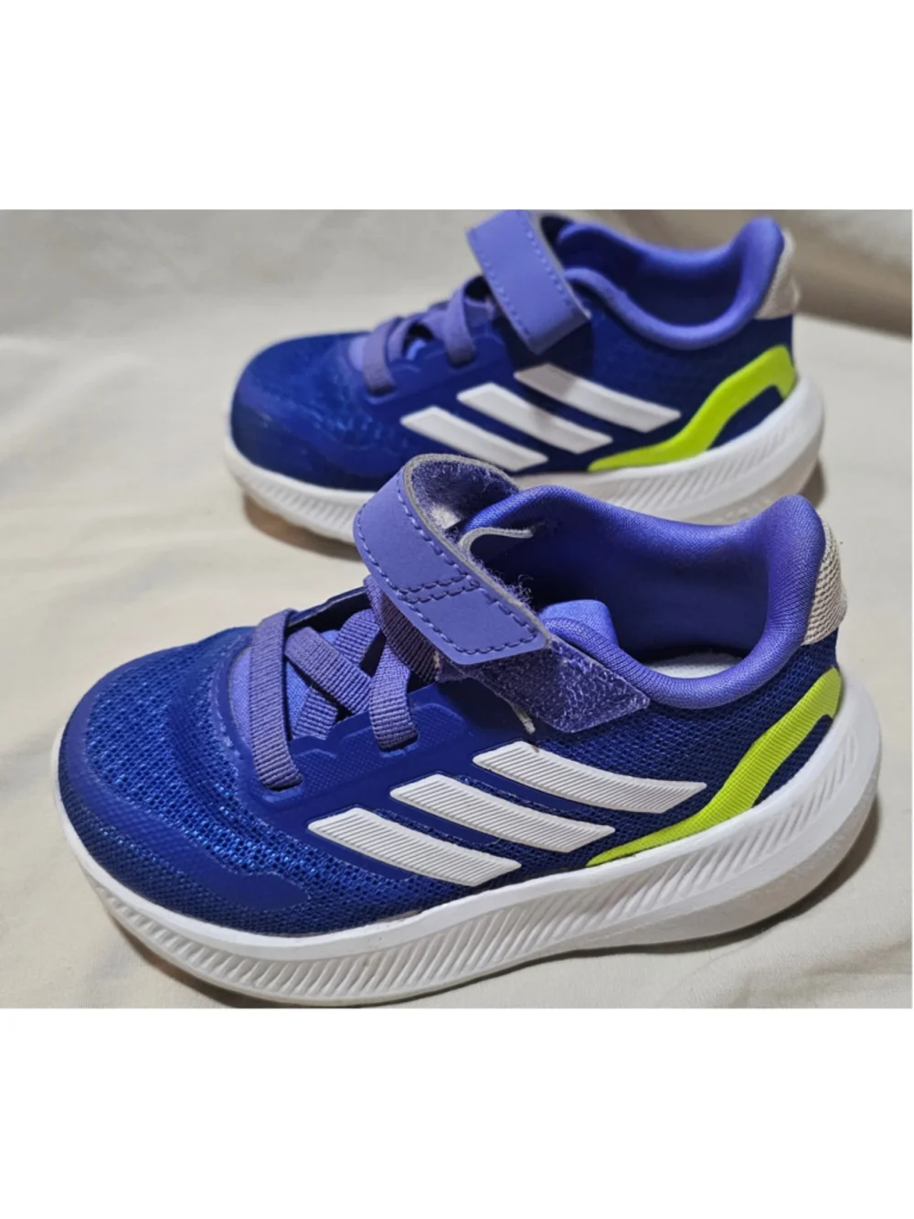 Adidas Runfalcon 5 EL I Baby Sneakers Blue White Size 5